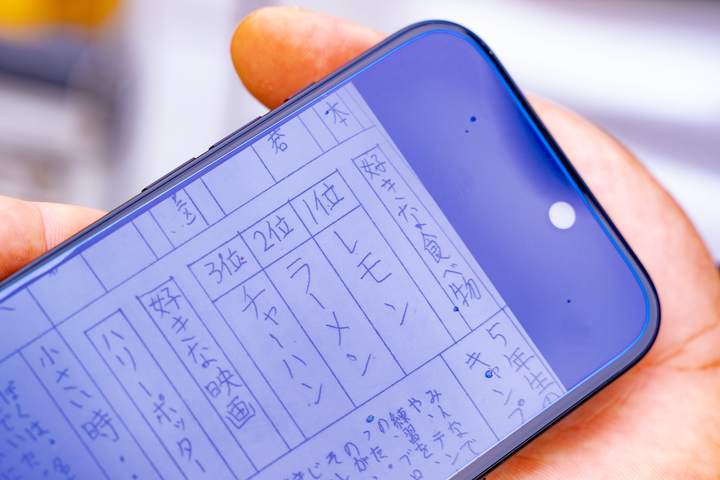小学生のころの文集。好きな食べ物の1位にレモンと書いてある